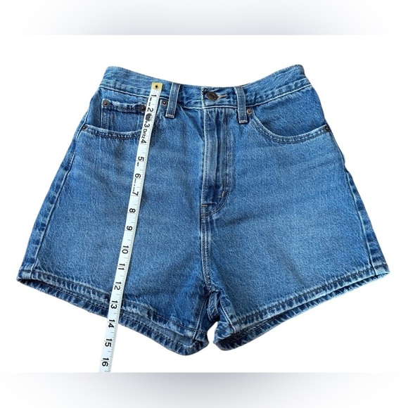 Levi's, Premium High Loose Shorts, Size 25, Blue - Picture 7 of 10